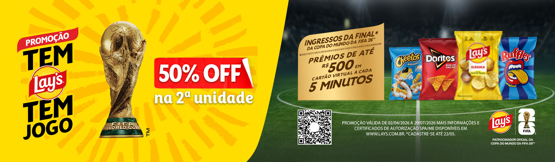 Salgadinhos Pepsico de 29/06 ate 05/07